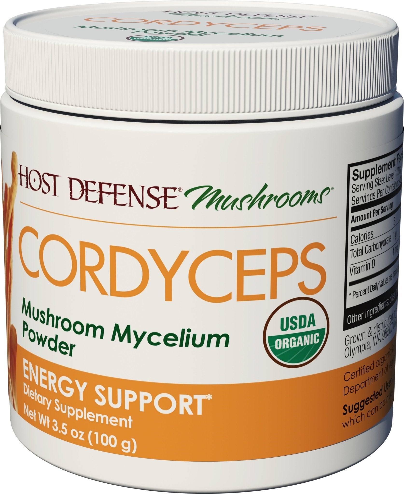 Cordyceps Powder - Trichome Seattle - Host Defense - Fungi