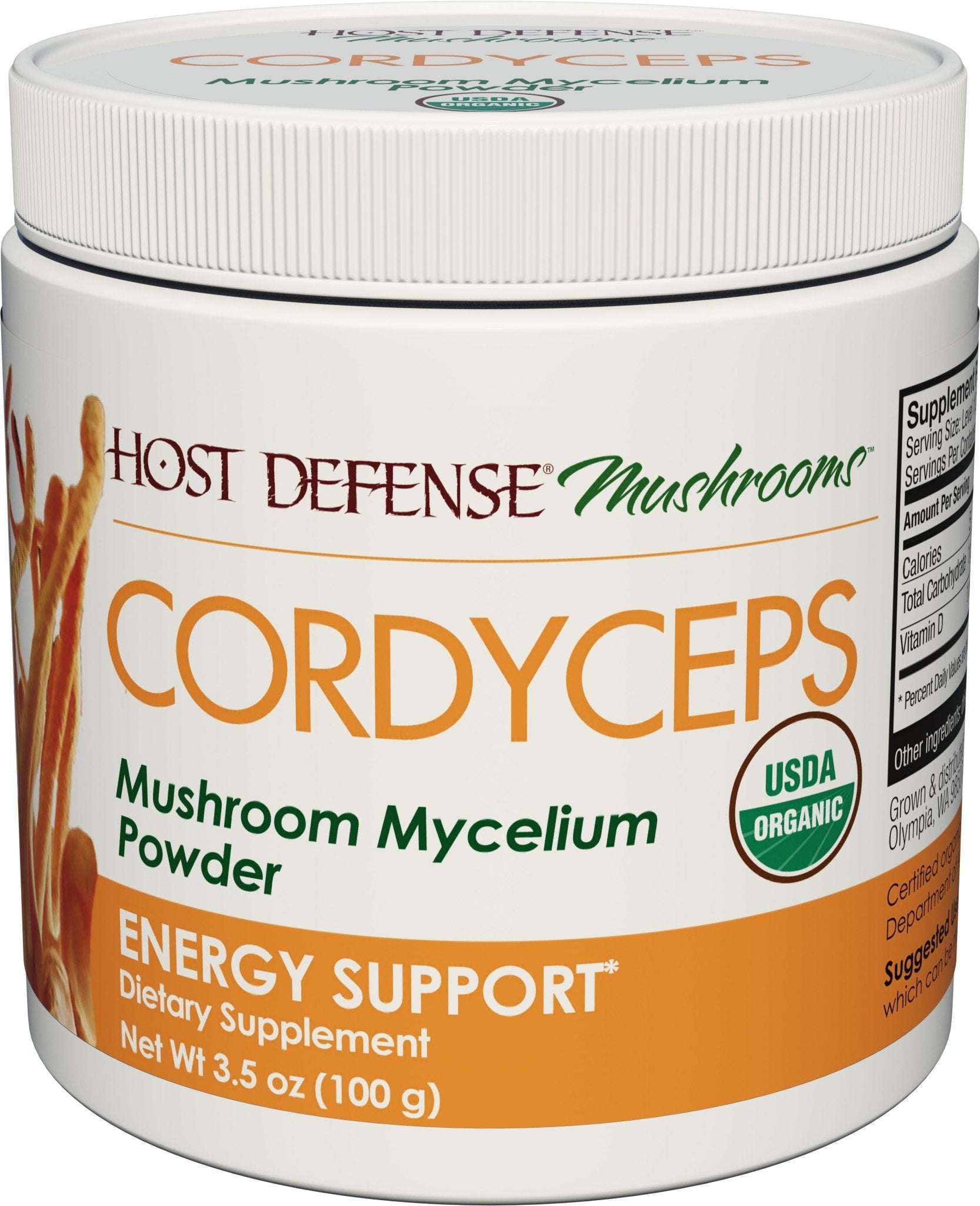 Cordyceps Powder - Trichome Seattle - Host Defense - Fungi