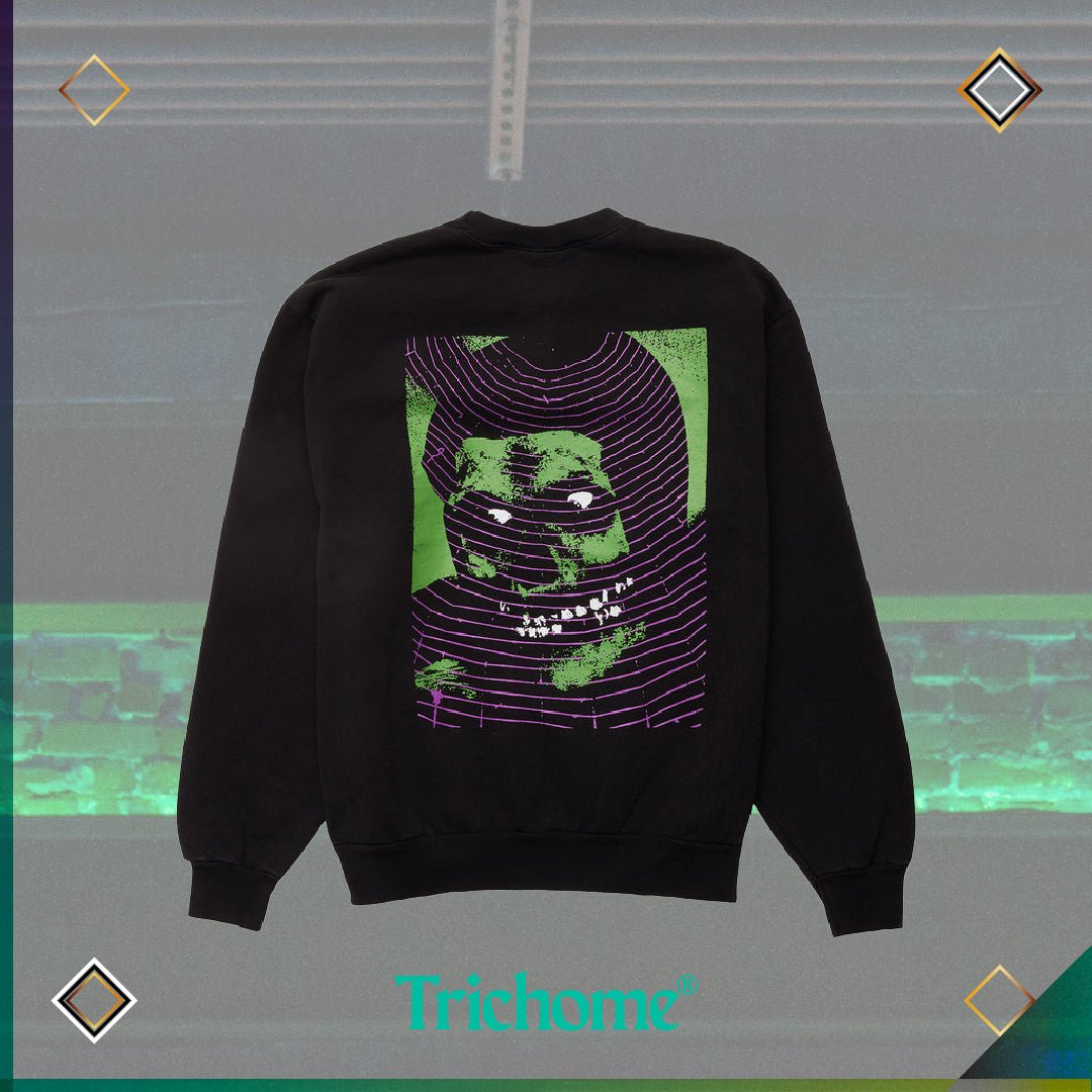 Crimson Crewneck Sweatshirt - Trichome Seattle - Stray Rats - Clothing