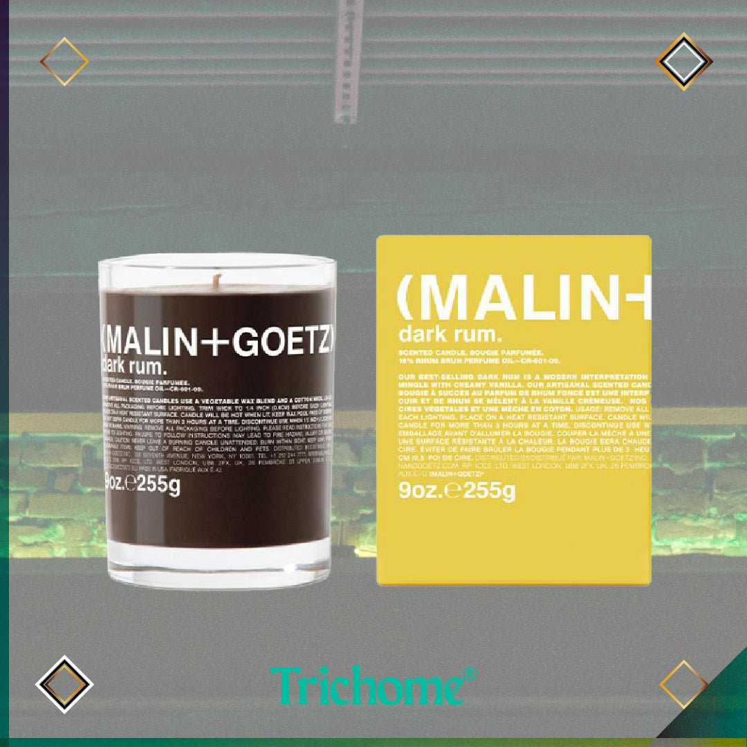 Dark Rum Candle - Trichome Seattle - Malin+Goetz - Atmosphere
