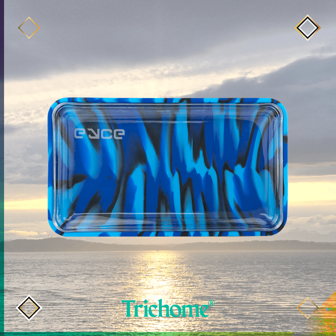 Eyce Proteck Silicone & Glass Rolling Tray - Trichome Seattle - Eyce - Glass