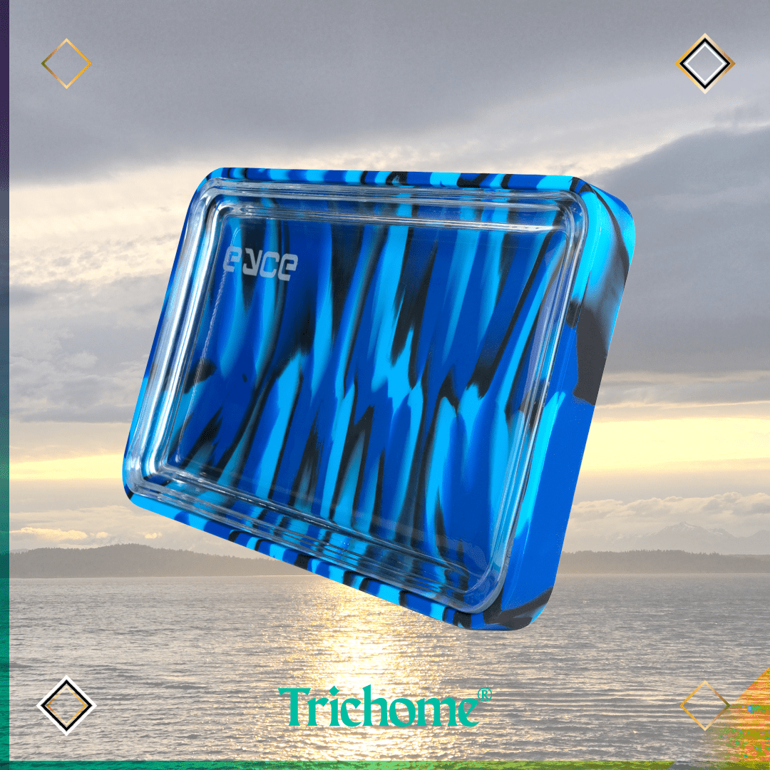 Eyce Proteck Silicone & Glass Rolling Tray - Trichome Seattle - Eyce - Glass
