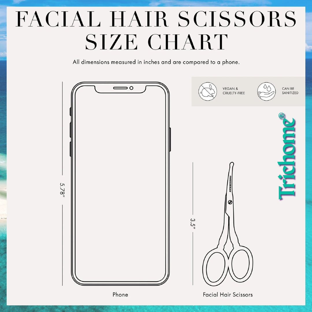 Facial Hair Scissors - Trichome Seattle - Tweezerman - Personal Care