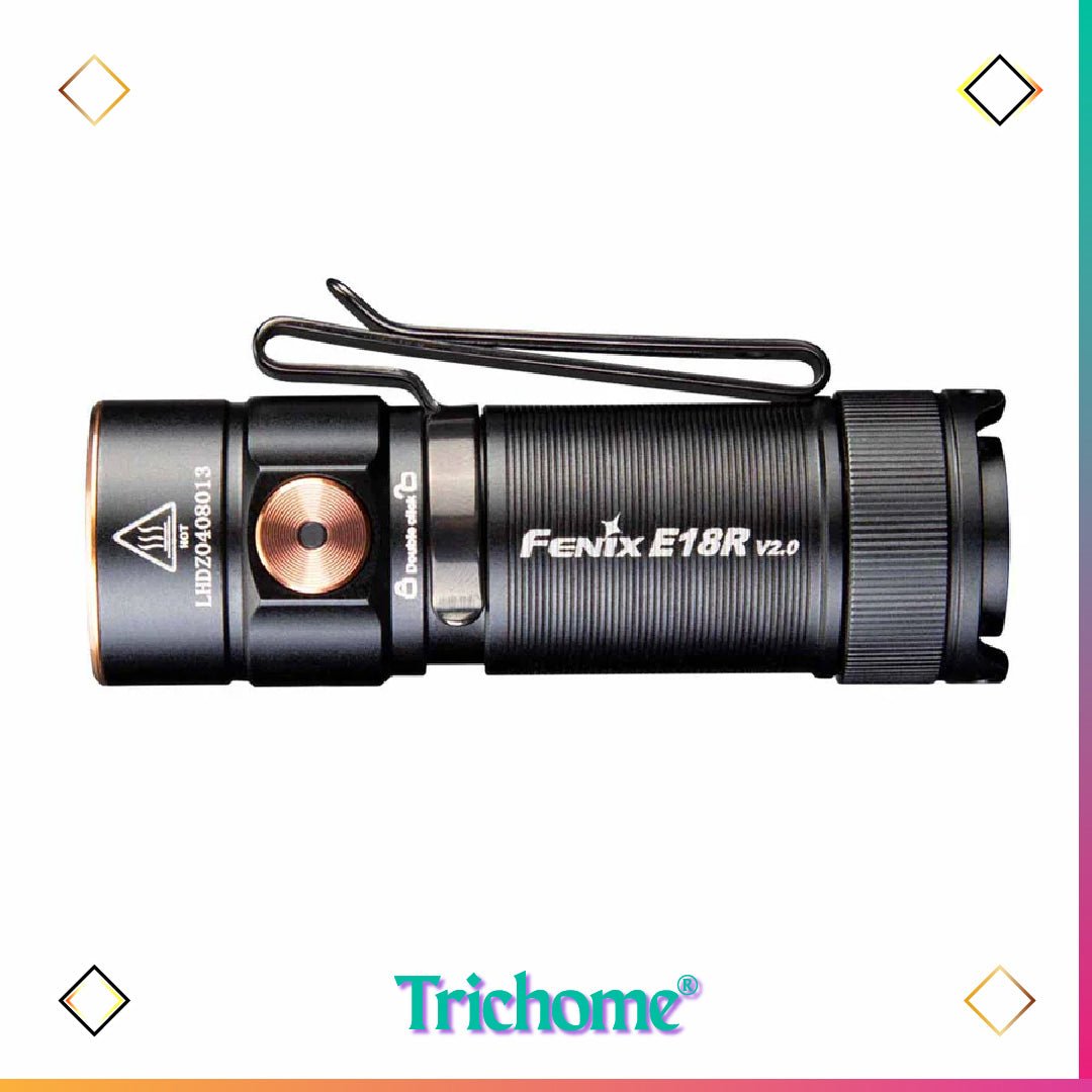 Fenix E18R V2.0 Rechargeable EDC Flashlight - Trichome Seattle - Fenix - Flashlights