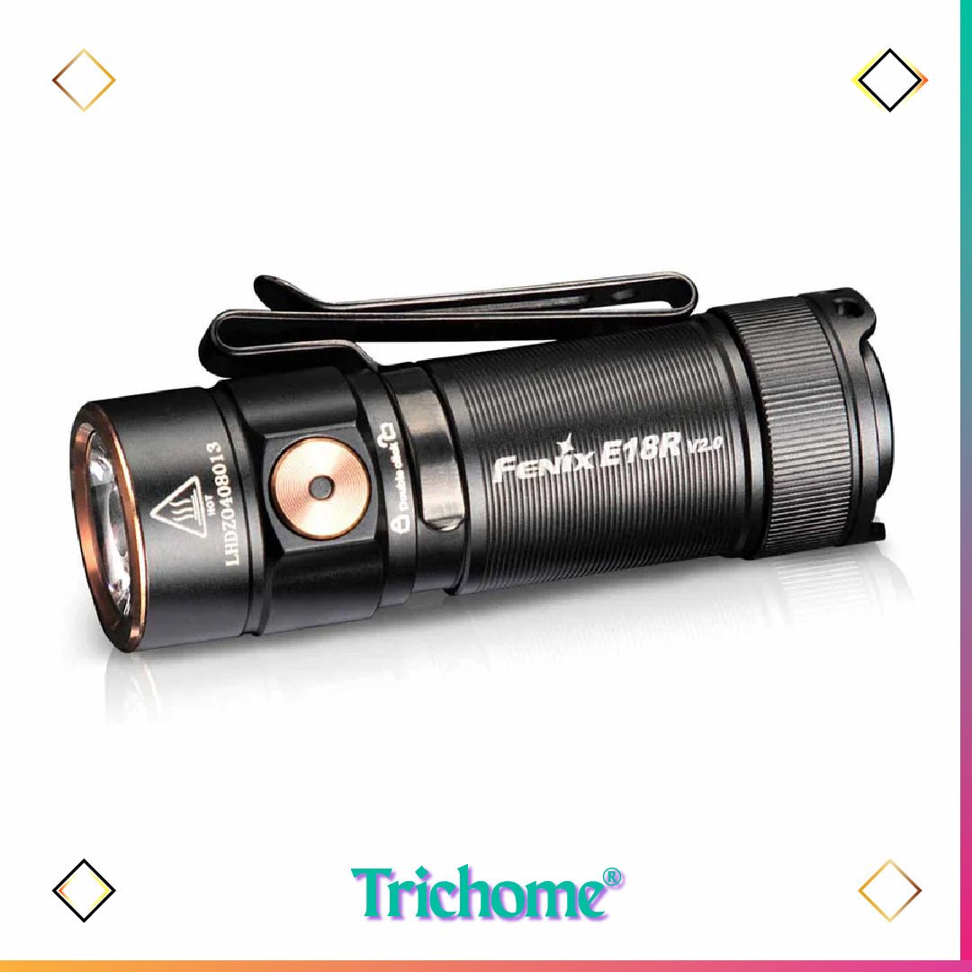 Fenix E18R V2.0 Rechargeable EDC Flashlight - Trichome Seattle - Fenix - Flashlights
