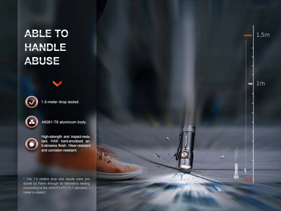 Fenix E18R V2.0 Rechargeable EDC Flashlight - Trichome Seattle - Fenix - Flashlights