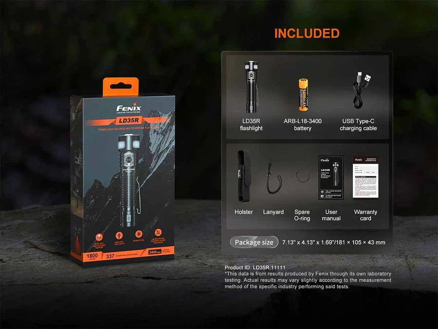 Fenix LD35R Multipurpose Flashlight - Trichome Seattle - Fenix - Flashlights