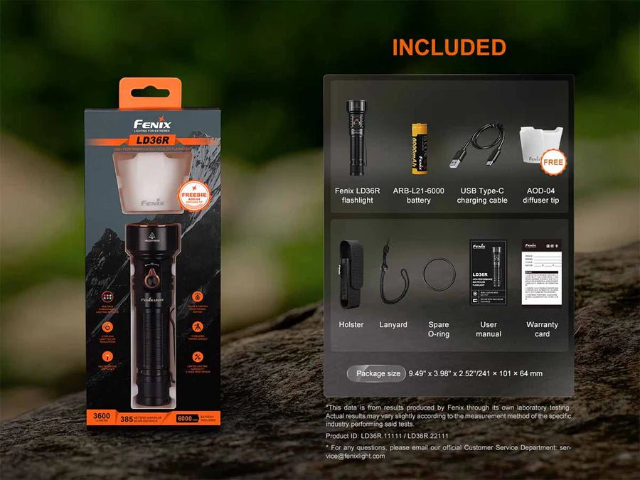 Fenix LD36R Multicolor Flashlight - Trichome Seattle - Fenix - Flashlights