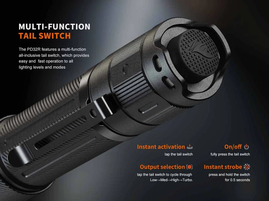 Fenix PD32R Rechargeable Flashlight - Trichome Seattle - Fenix - Flashlights