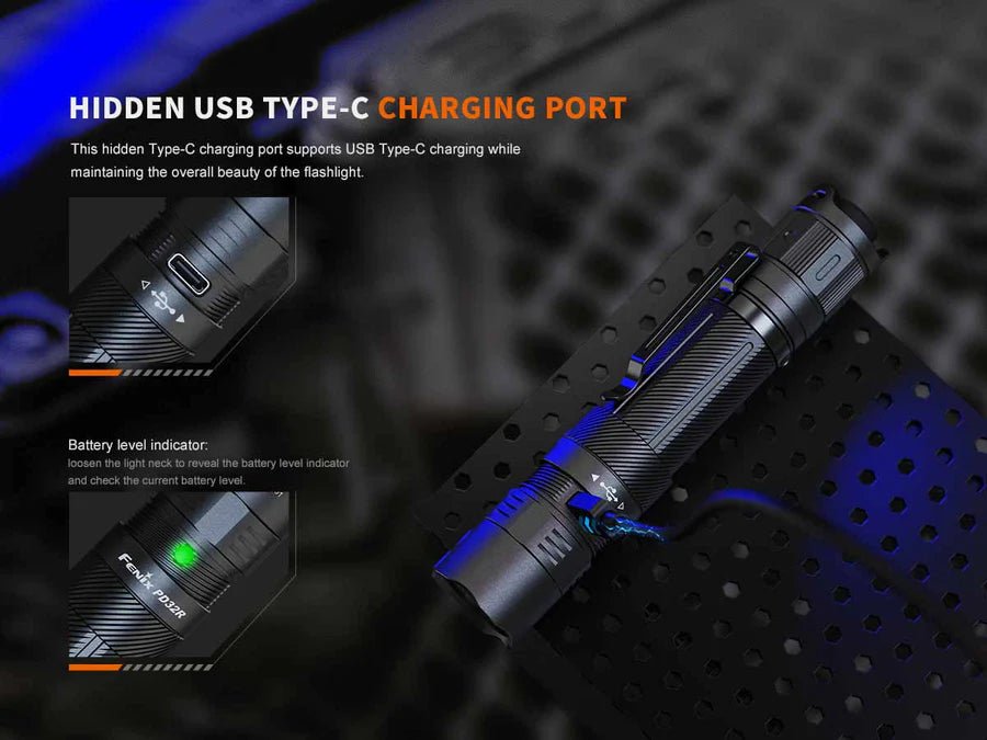 Fenix PD32R Rechargeable Flashlight - Trichome Seattle - Fenix - Flashlights