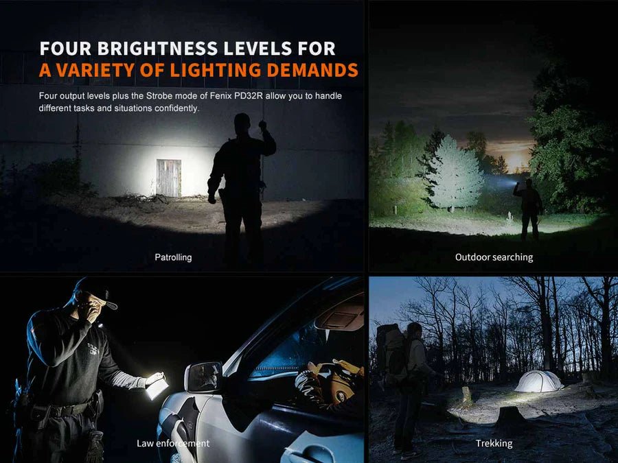 Fenix PD32R Rechargeable Flashlight - Trichome Seattle - Fenix - Flashlights