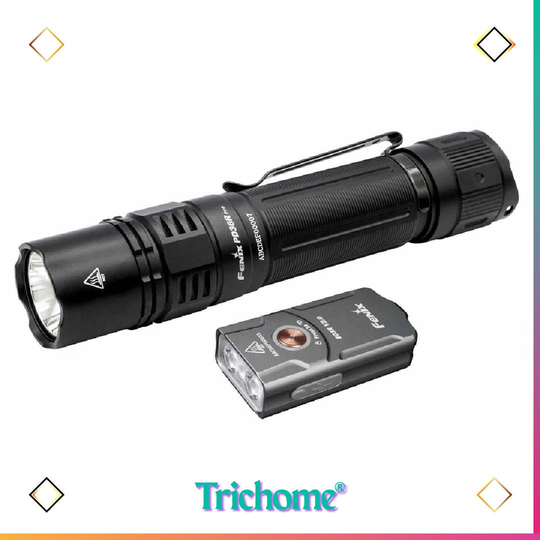 Fenix PD36R PRO + E03R V2.0 Rechargeable Flashlight Gift Set - Trichome Seattle - Fenix - Flashlights