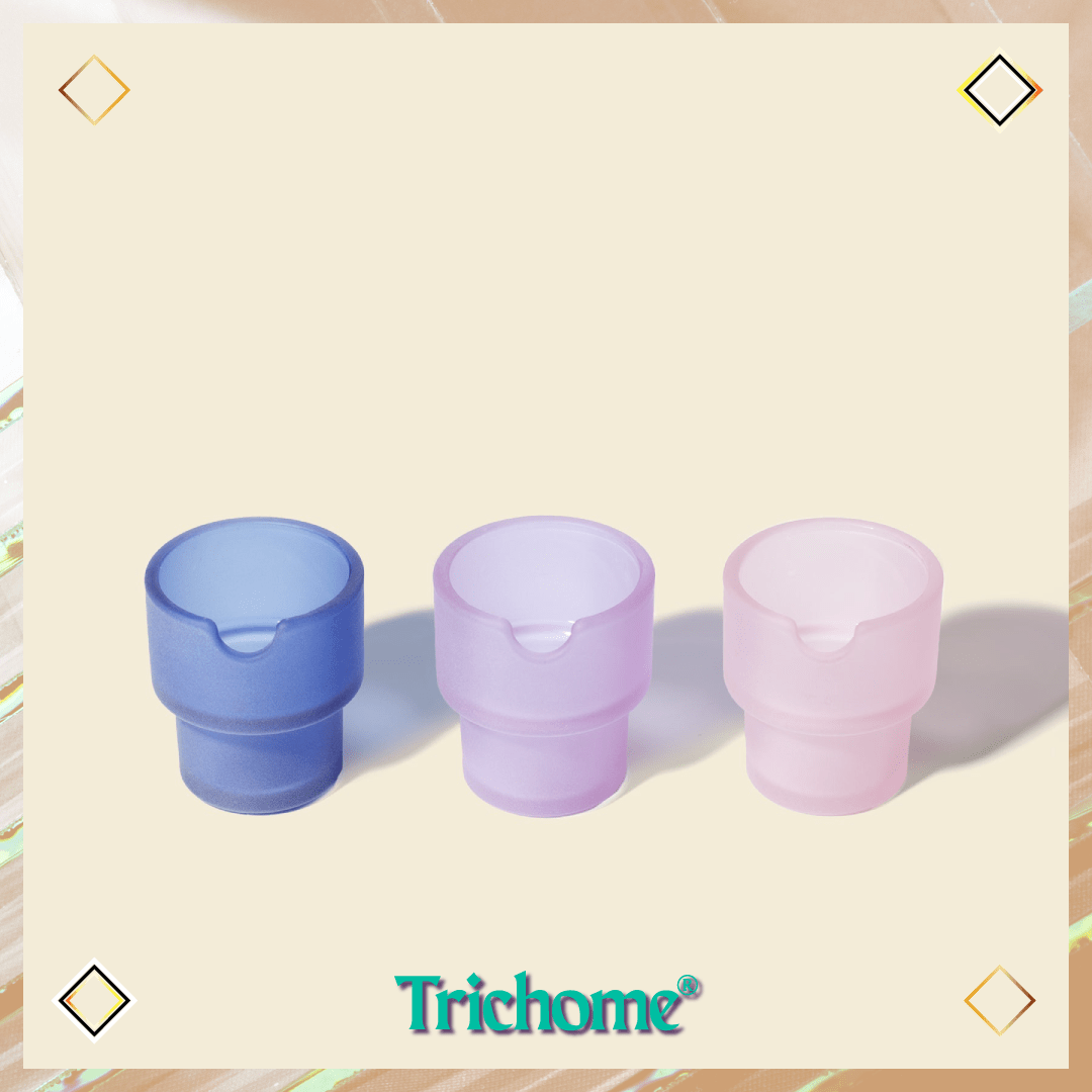 Flower Pots Ashtray Set - Trichome Seattle - NWTN Home - Glass