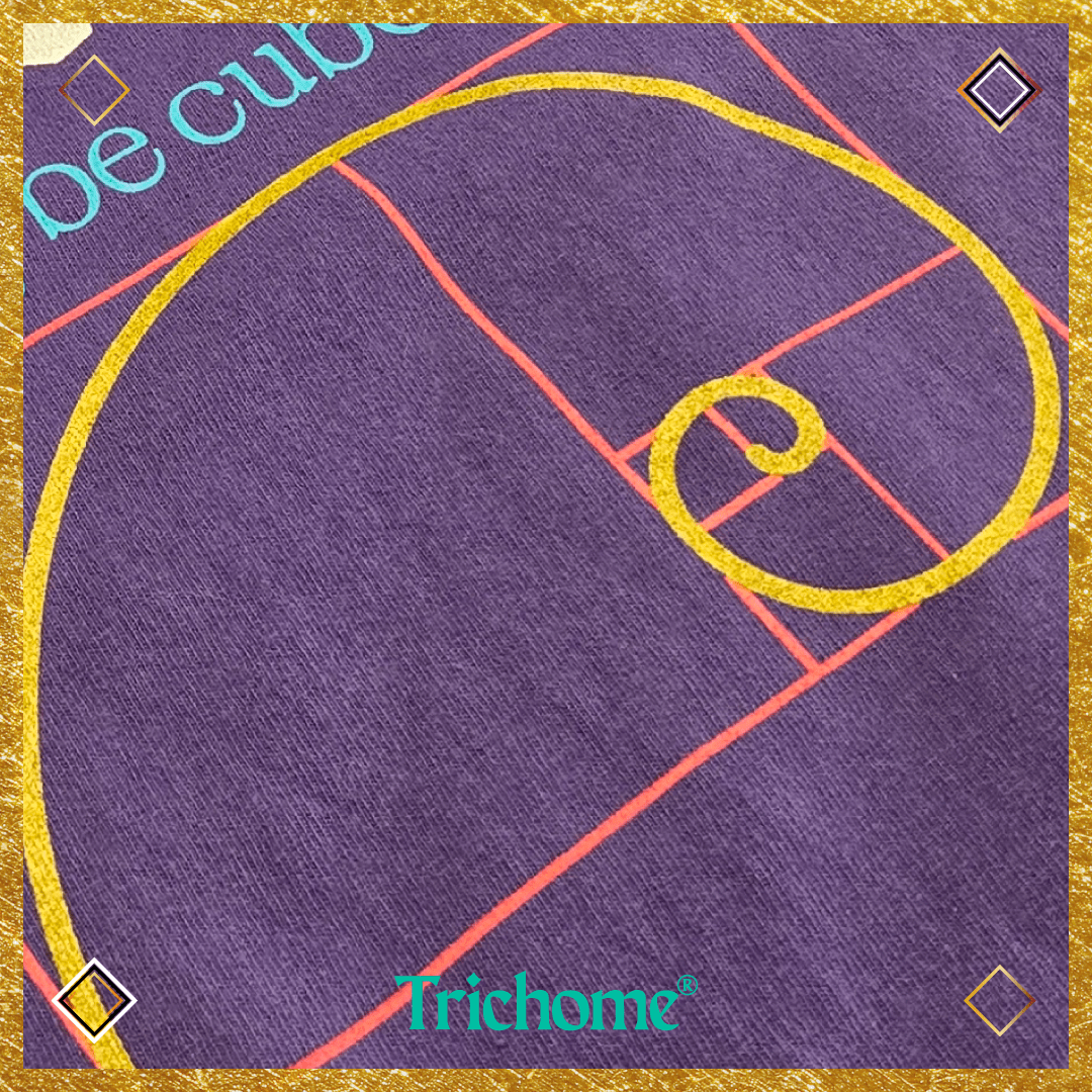 Golden Teacher Calligraphy Boxy SS Tee - Trichome Seattle - Golden Teacher - Clothing