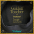 Golden Teacher Calligraphy Mock Neck Oversized SS Tee - Trichome Seattle - Golden Teacher - Clothing