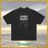 Golden Teacher Calligraphy Mock Neck Oversized SS Tee - Trichome Seattle - Golden Teacher - Clothing