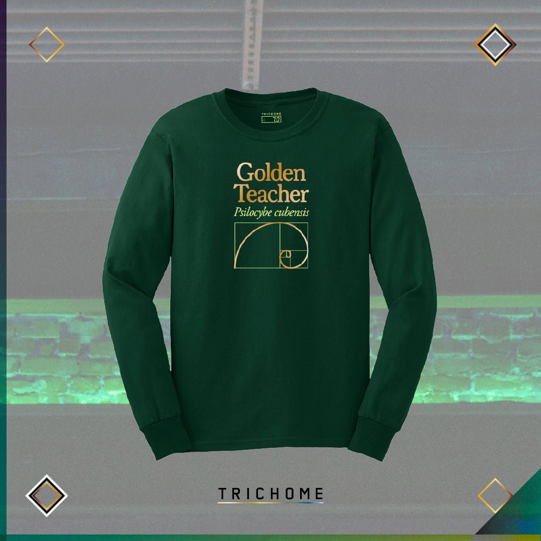 Golden Teacher LS Tee - Trichome Seattle - Trichome - Clothing