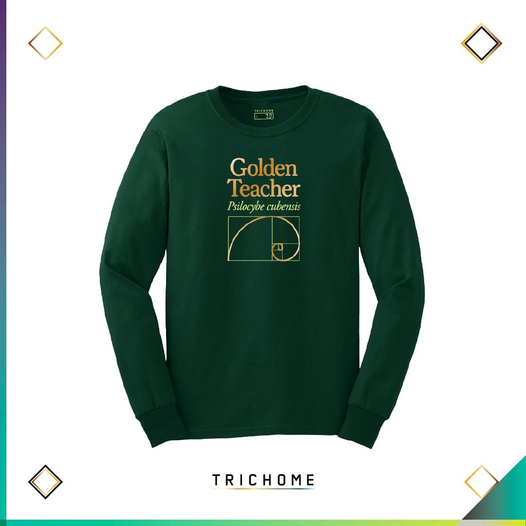 Golden Teacher LS Tee - Trichome Seattle - Trichome - Clothing