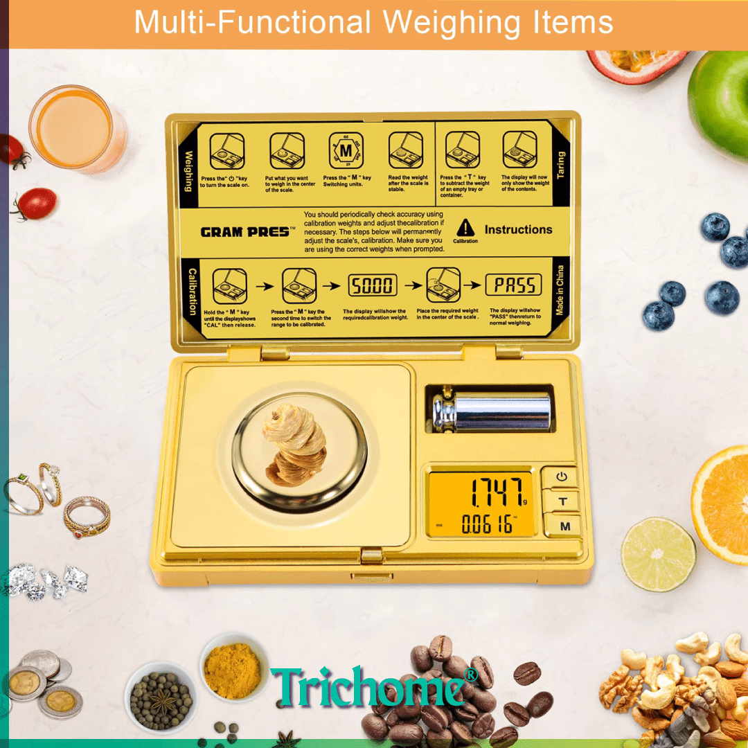 Gram Pres High Precision Milligram Scale (50g/0.001g) - Trichome Seattle - Gram Pres - Tools