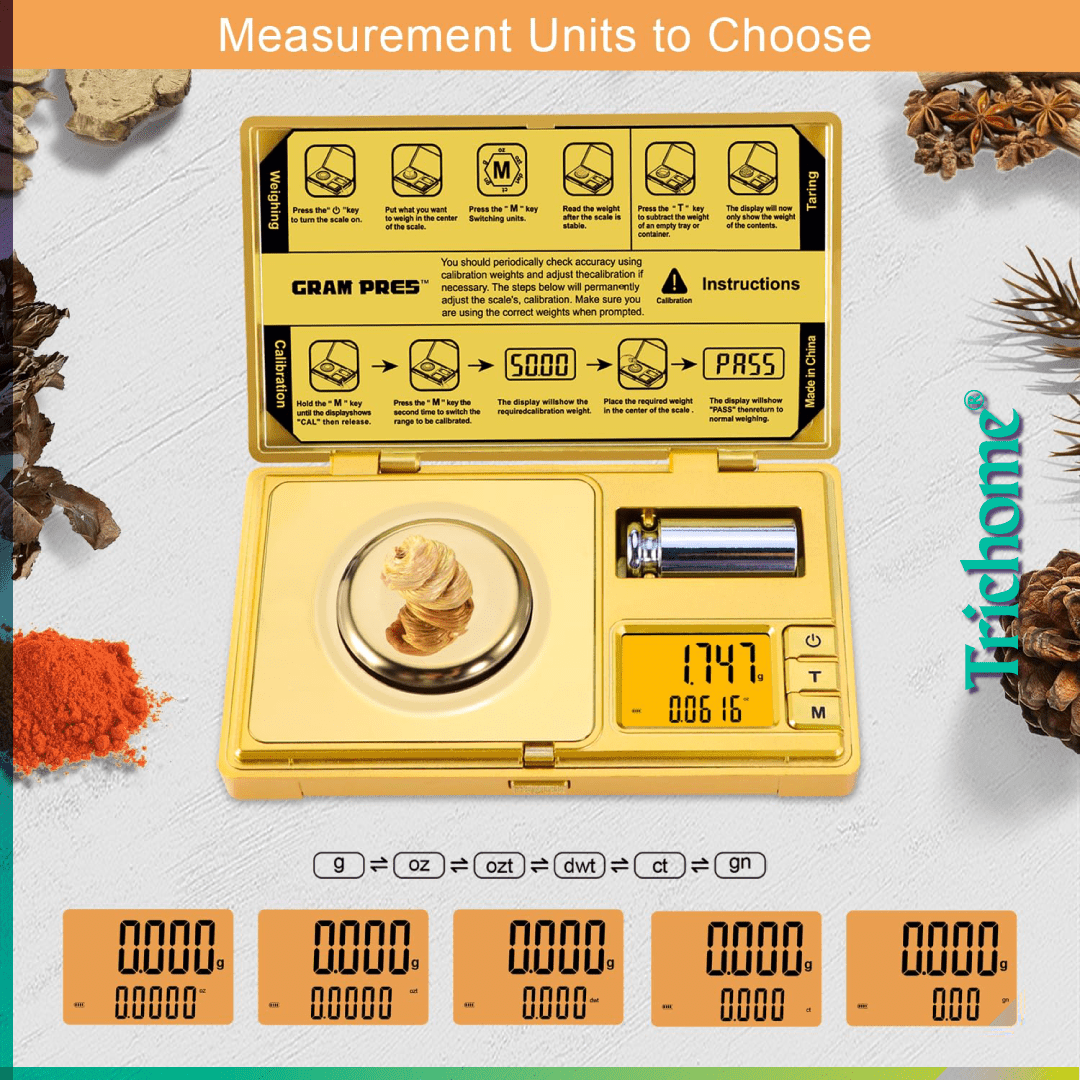 Gram Pres High Precision Milligram Scale (50g/0.001g) - Trichome Seattle - Gram Pres - Tools