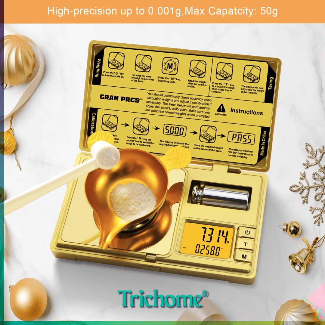 Gram Pres High Precision Milligram Scale (50g/0.001g) - Trichome Seattle - Gram Pres - Tools