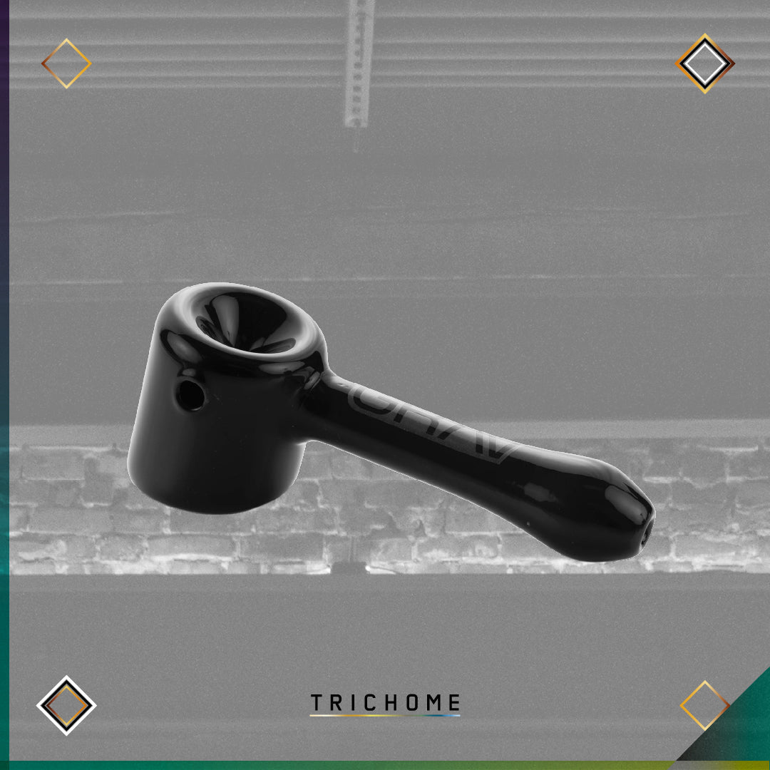 Hammer Hand Pipe - Trichome Seattle - Grav - Glass