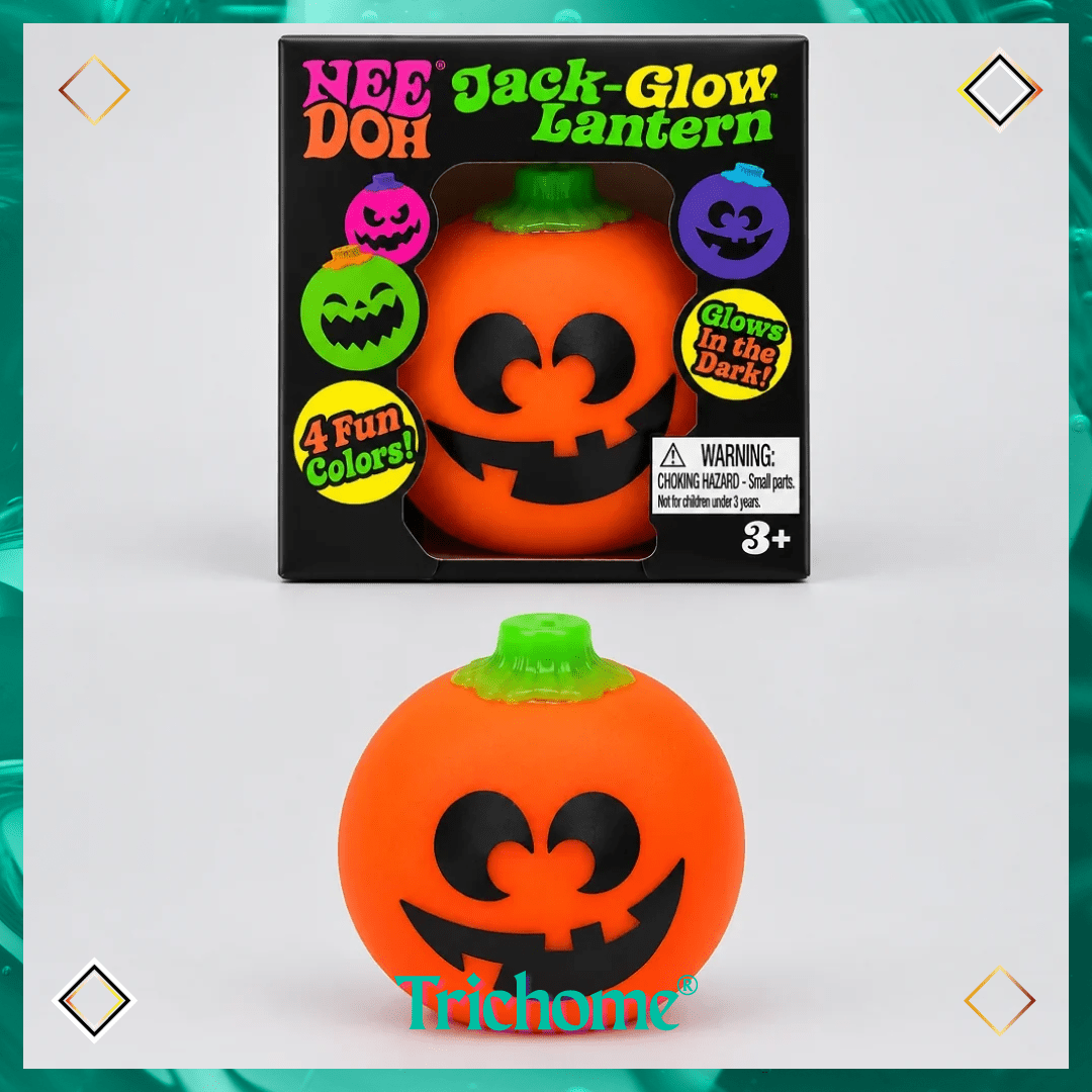 Jack-Glow-Lantern NeeDoh *Limit 1 Per Customer (Per Week)* - Trichome Seattle - NeeDoh - Toys