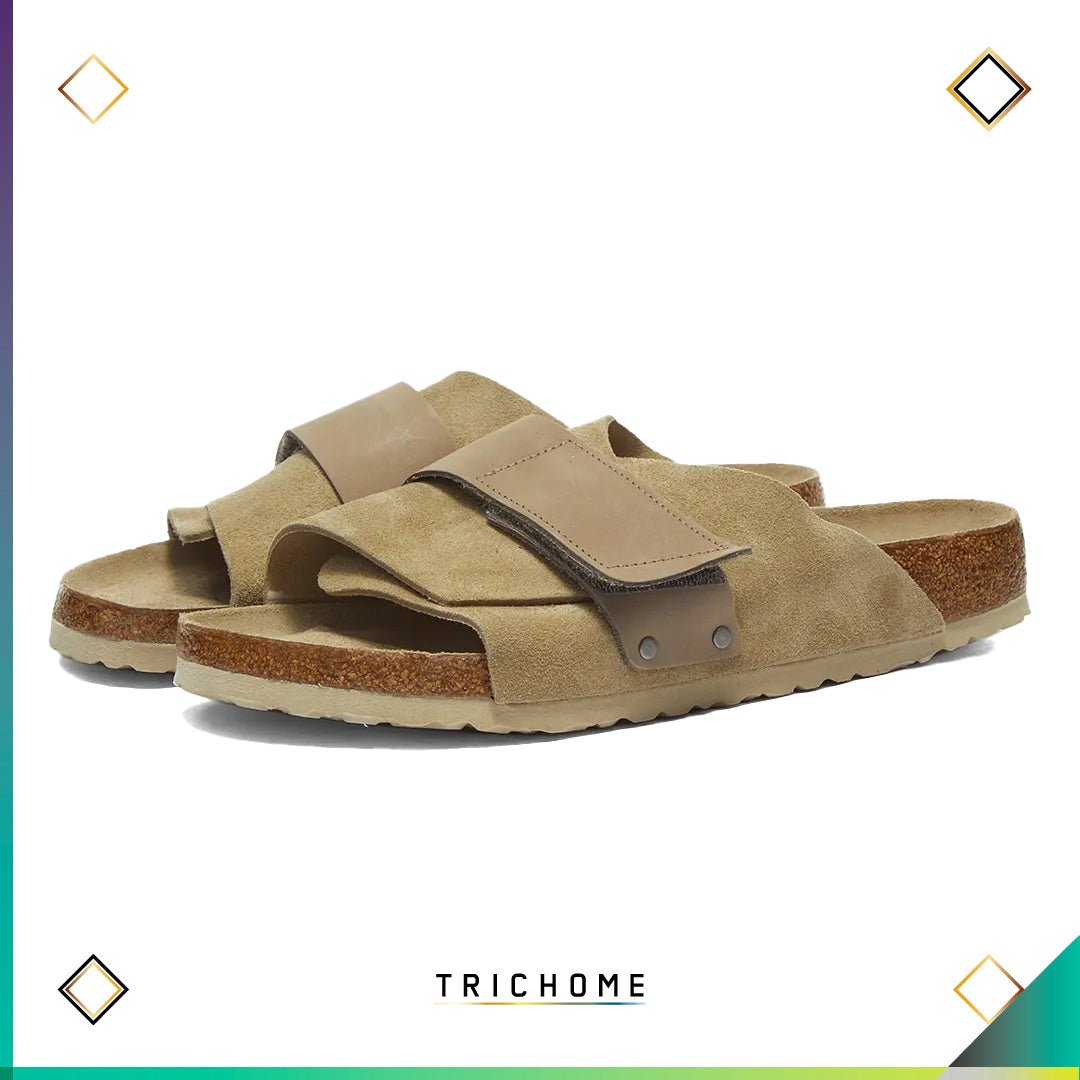 Kyoto Slide Soft Footbed [Suede] - Trichome Seattle - Birkenstock - Footwear