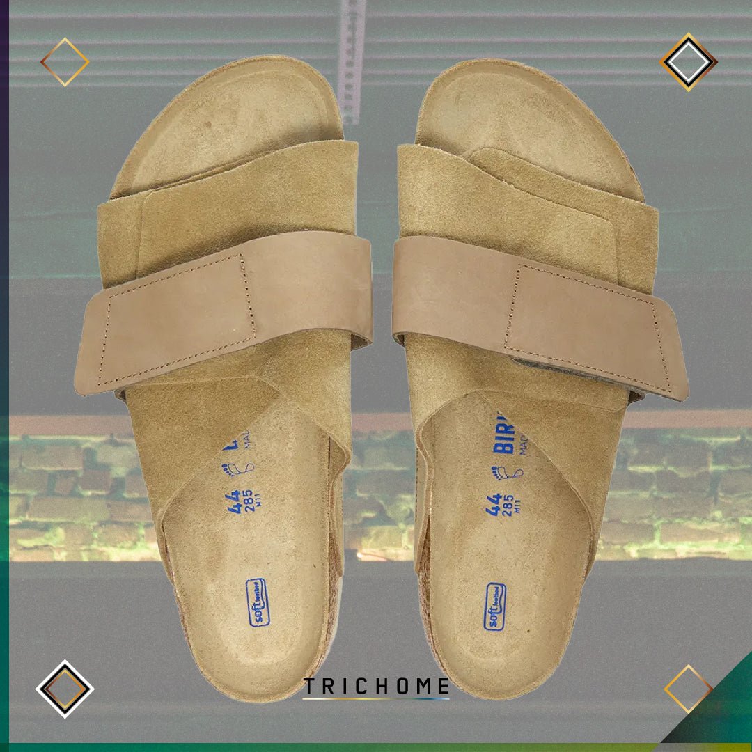 Kyoto Slide Soft Footbed [Suede] - Trichome Seattle - Birkenstock - Footwear