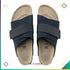 Kyoto Slide [Suede Leather] Navy - Trichome Seattle - Birkenstock - Footwear