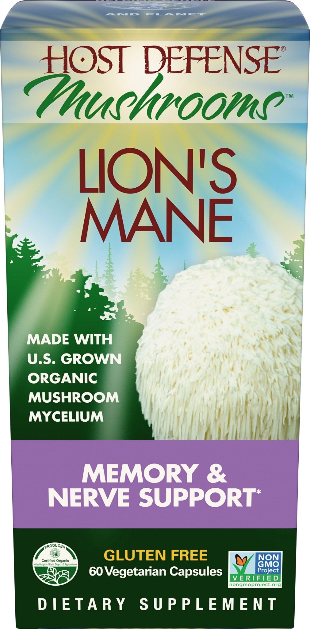 Lion's Mane Capsules - Trichome Seattle - Host Defense - Fungi