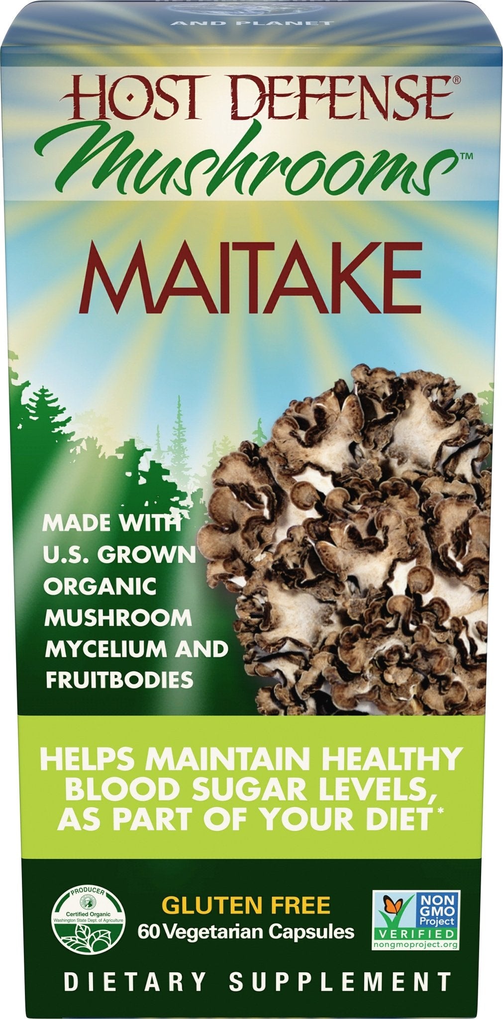 Maitake Capsules - Trichome Seattle - Host Defense - Fungi