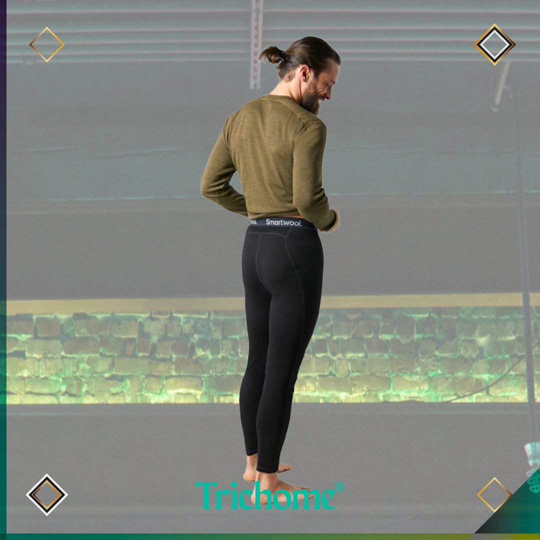 Men's Classic Thermal Merino Base Layer Bottom - Trichome Seattle - Smartwool - Clothing
