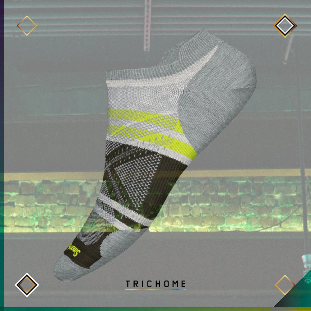 Men's PhD® Run Light Elite Pattern Micro Socks - Trichome Seattle - Smartwool - Clothing