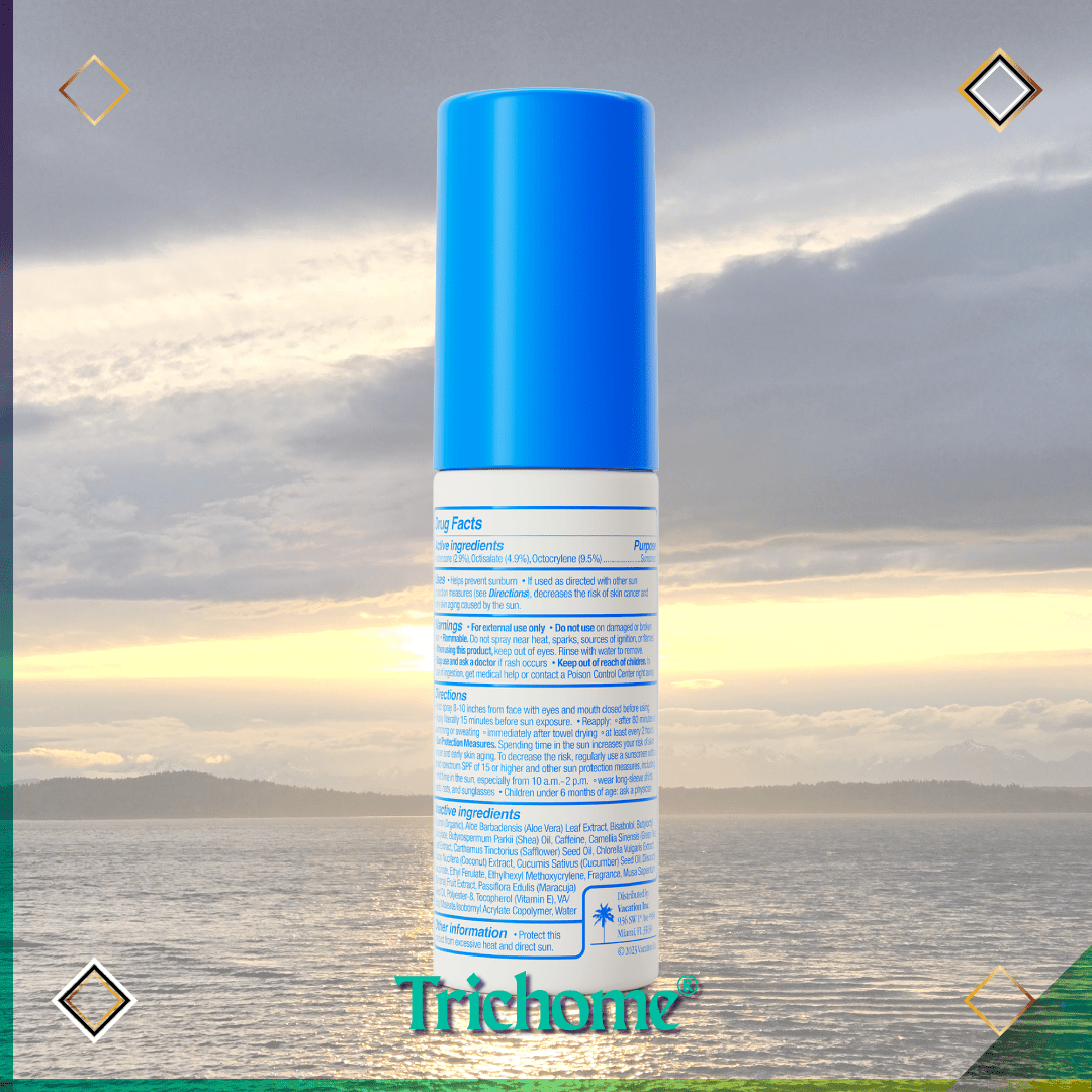 Mini Super Spritz SPF 50 Face Mist - Trichome Seattle - Vacation - Skin Care