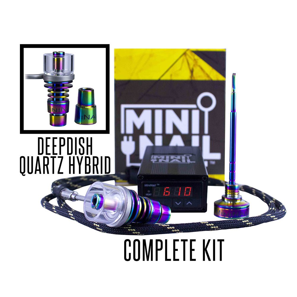 MiniNail Complete Quartz Hybrid Deep Dish E - Nail Kit - Trichome Seattle - MiniNail - Tools