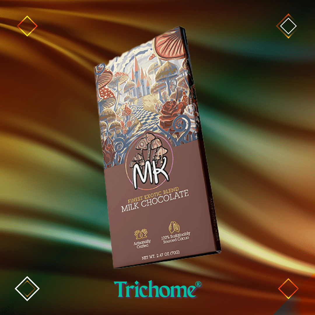 MK Blue Lotus & Lion's Mane Chocolate Bar - Trichome Seattle - MK Brand - Fungi