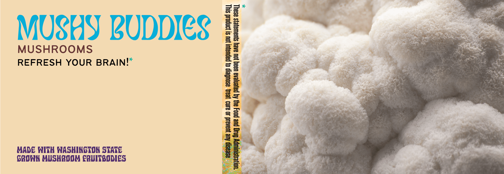 Mushy Buddies® Lion's Mane Capsules - Trichome Seattle - Mushy Buddies - Fungi
