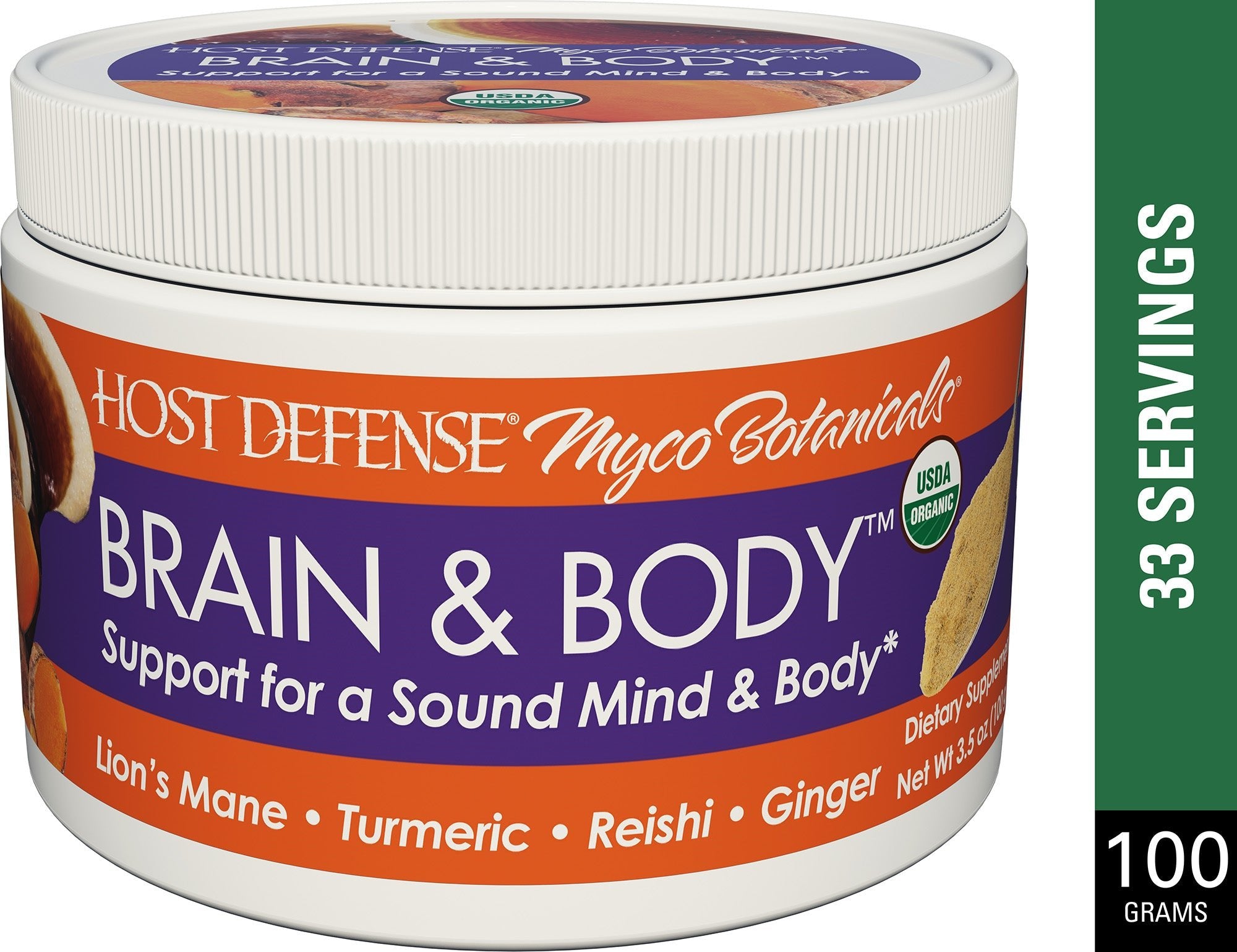 MycoBotanicals® Brain & Body™ Powder - Trichome Seattle - Host Defense - Fungi