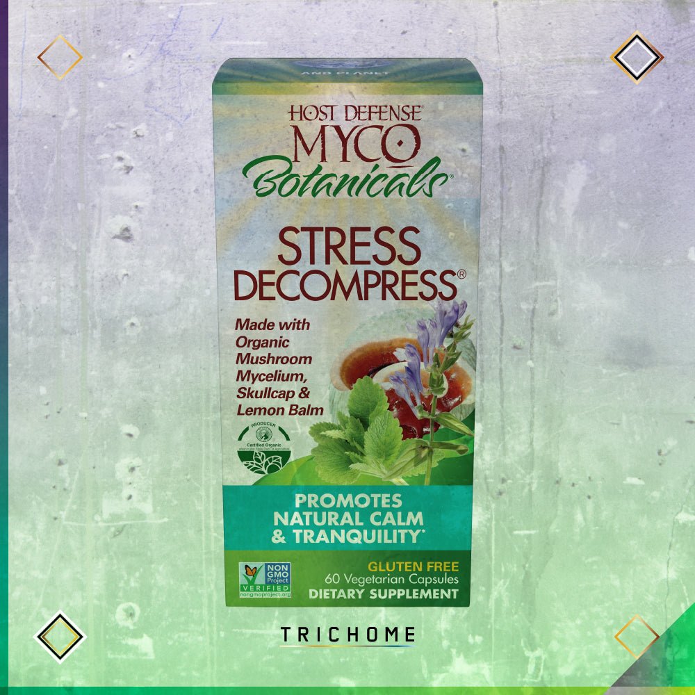 MycoBotanicals® Stress Decompress® Capsules - Trichome Seattle - Host Defense - Fungi