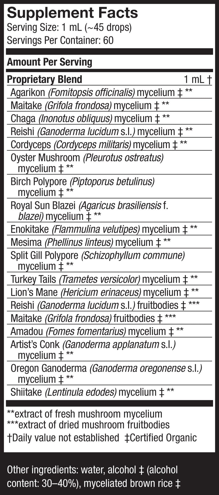 MyCommunity® Extract - Trichome Seattle - Host Defense - Fungi