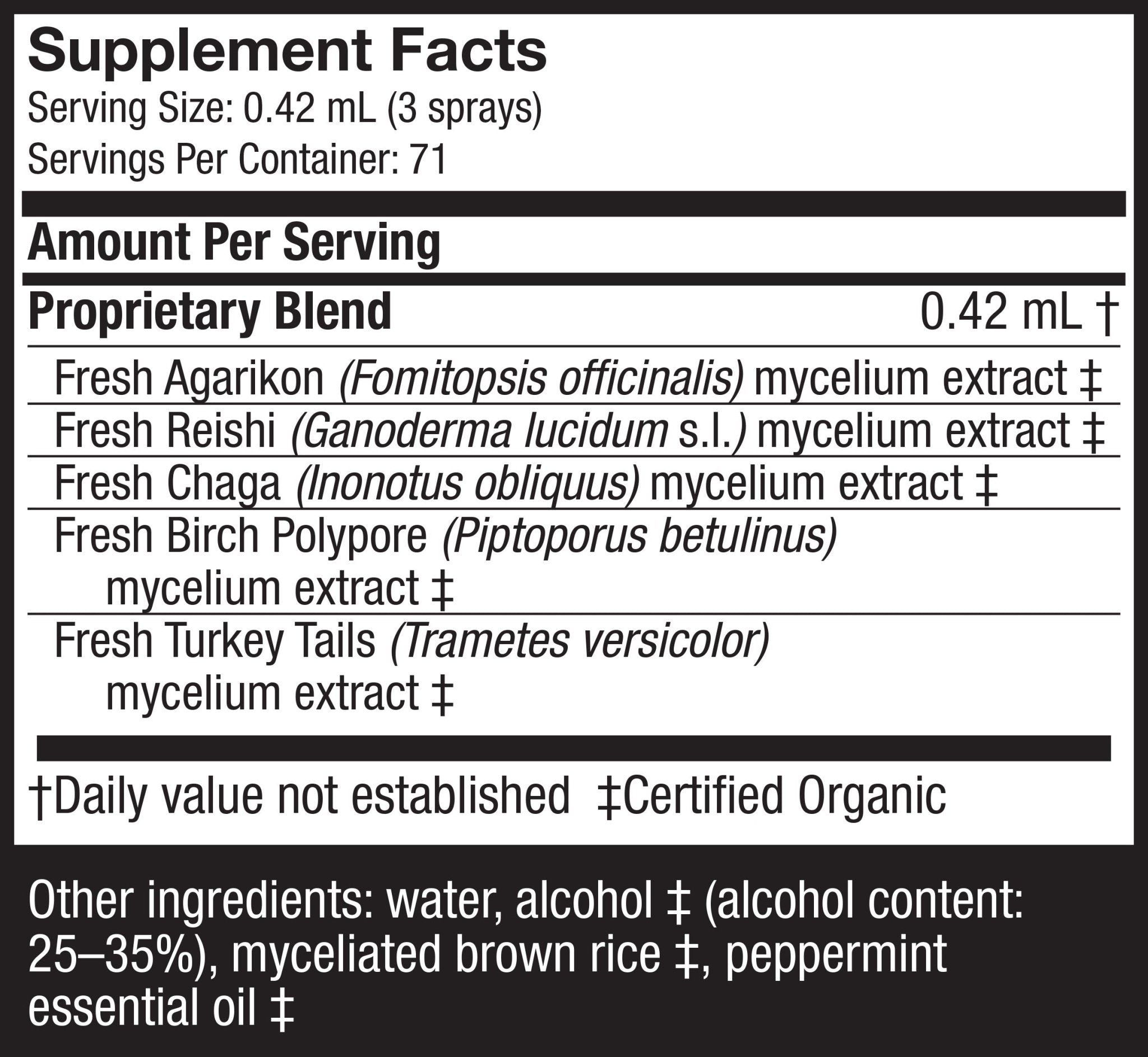 MycoShield® Peppermint Spray - Trichome Seattle - Host Defense - Fungi