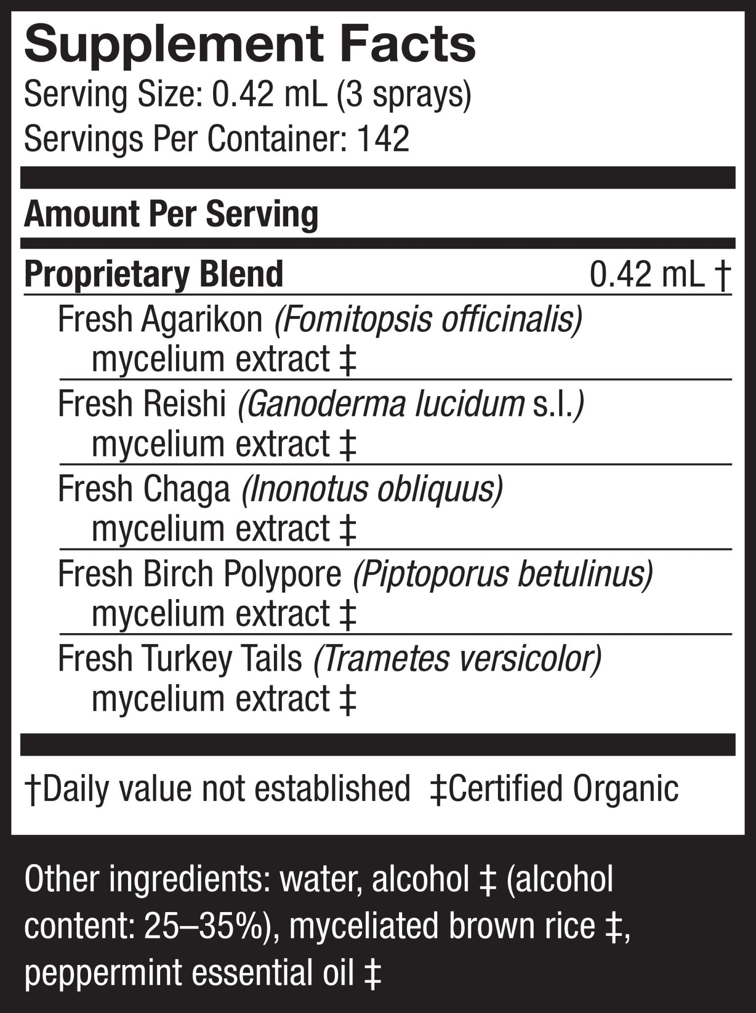 MycoShield® Peppermint Spray - Trichome Seattle - Host Defense - Fungi