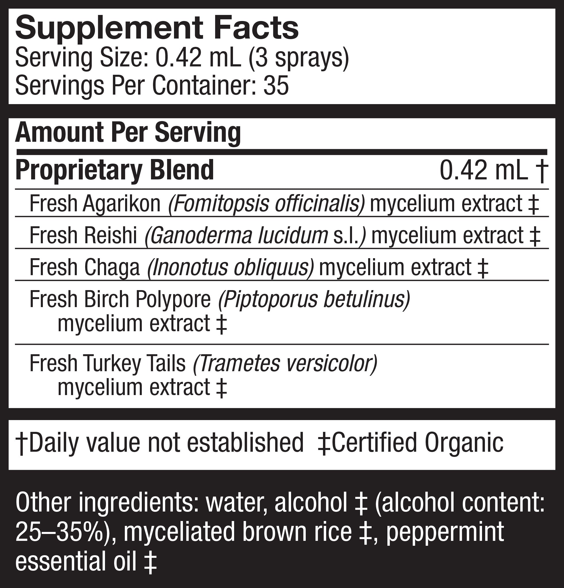 MycoShield® Peppermint Spray - Trichome Seattle - Host Defense - Fungi