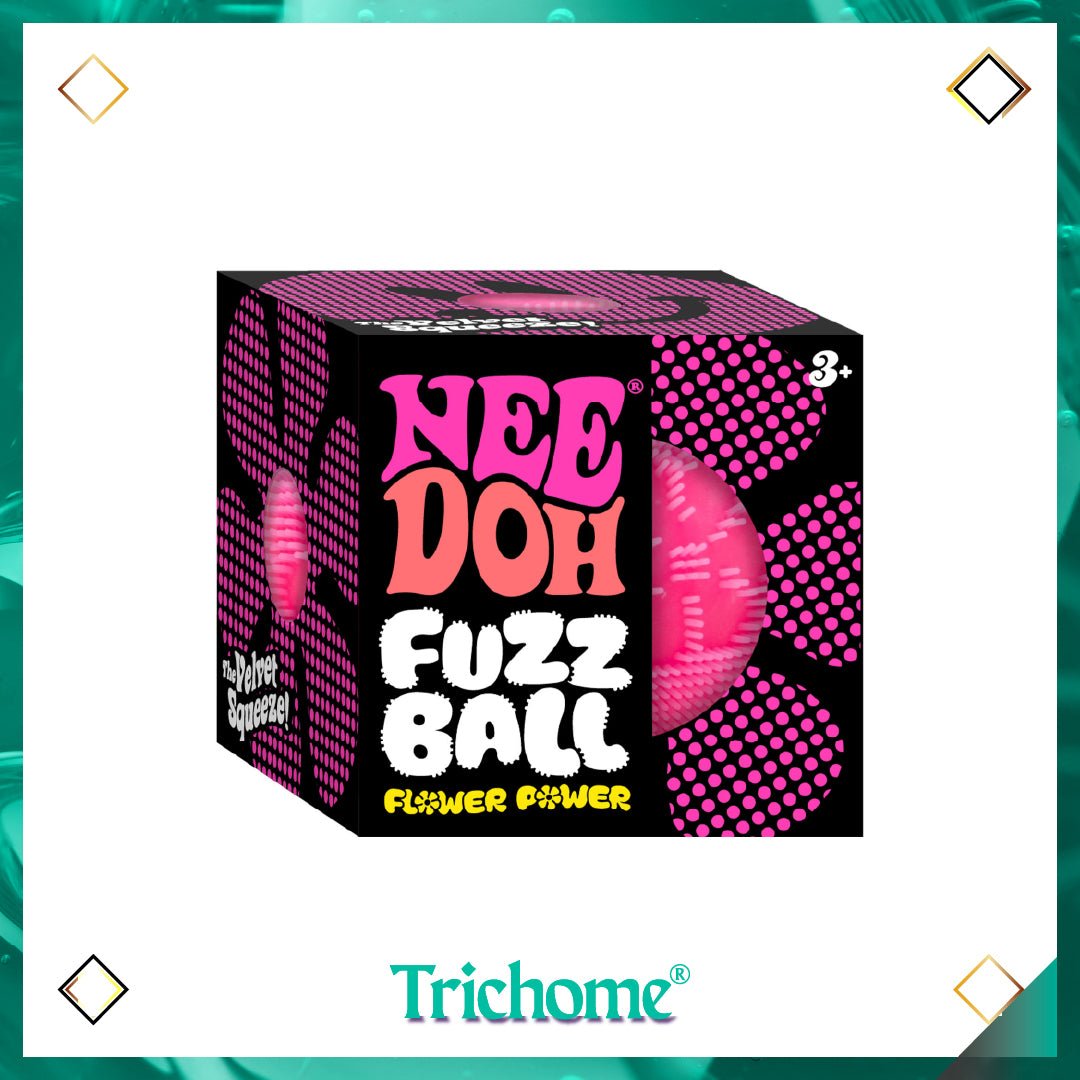 NeeDoh Flower Power Fuzz Ball - Trichome Seattle - NeeDoh - Toys