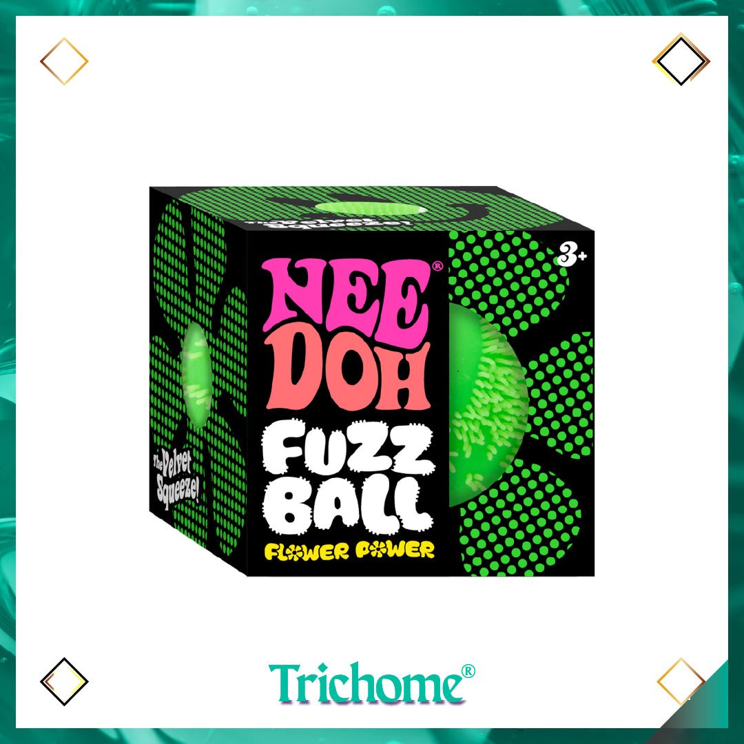 NeeDoh Flower Power Fuzz Ball - Trichome Seattle - NeeDoh - Toys