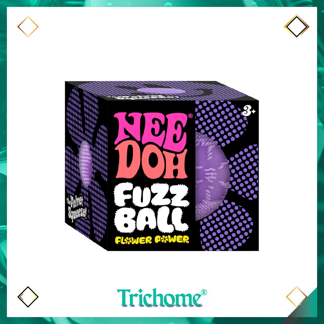 NeeDoh Flower Power Fuzz Ball - Trichome Seattle - NeeDoh - Toys