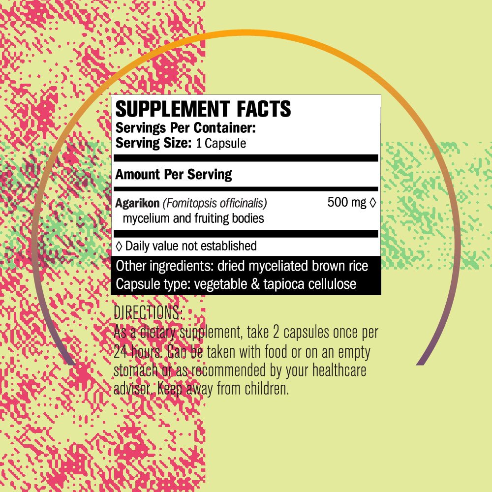 Omniscience Mushrooms Agarikon Capsules - Trichome Seattle - Omniscience Supplements - Fungi