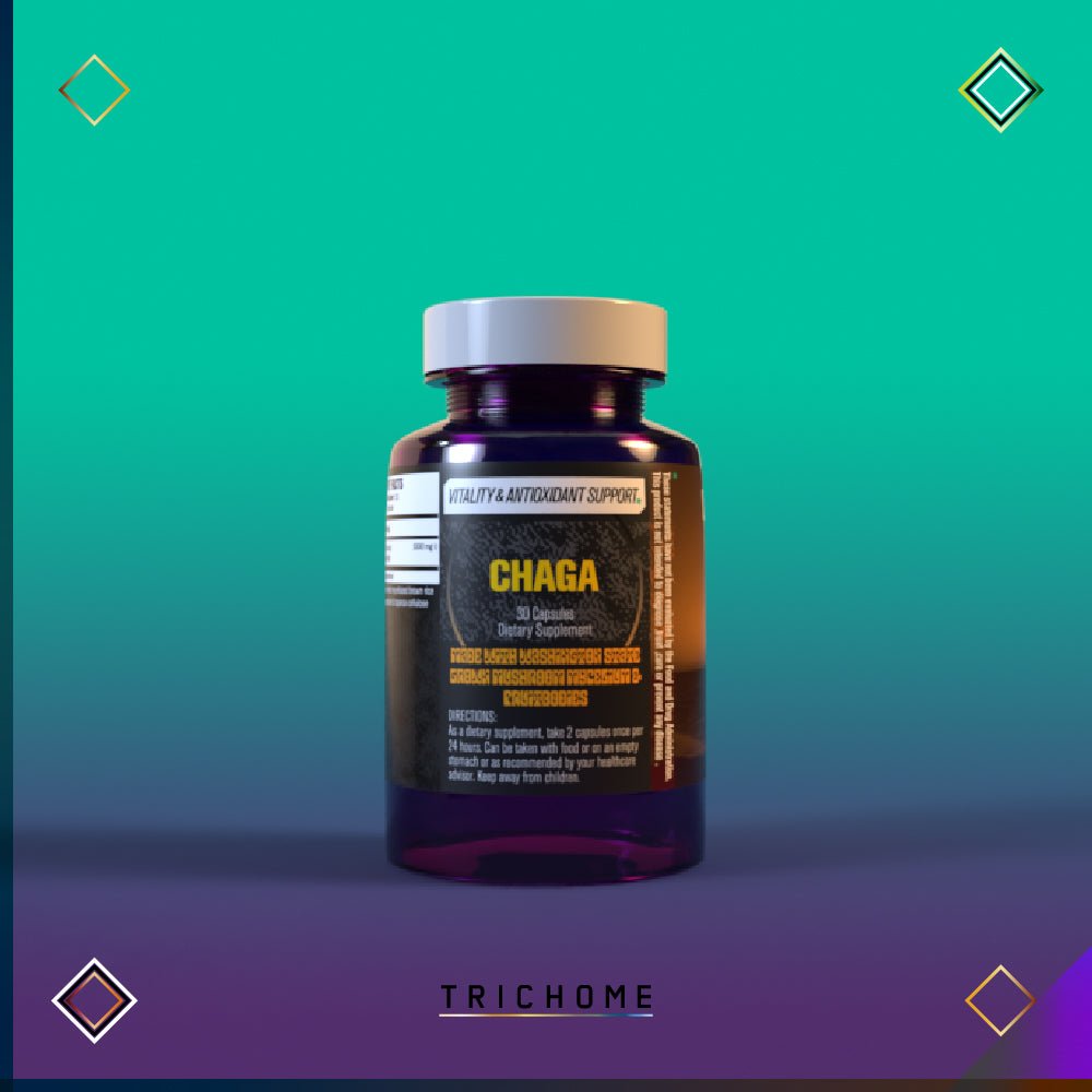 Omniscience Mushrooms Chaga Capsules - Trichome Seattle - Omniscience Supplements - Fungi