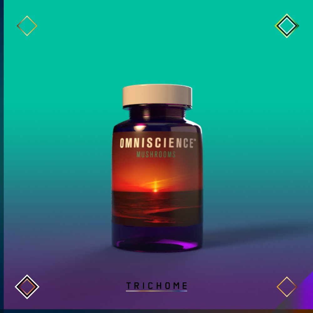 Omniscience Mushrooms Reishi Capsules - Trichome Seattle - Omniscience Supplements - Fungi